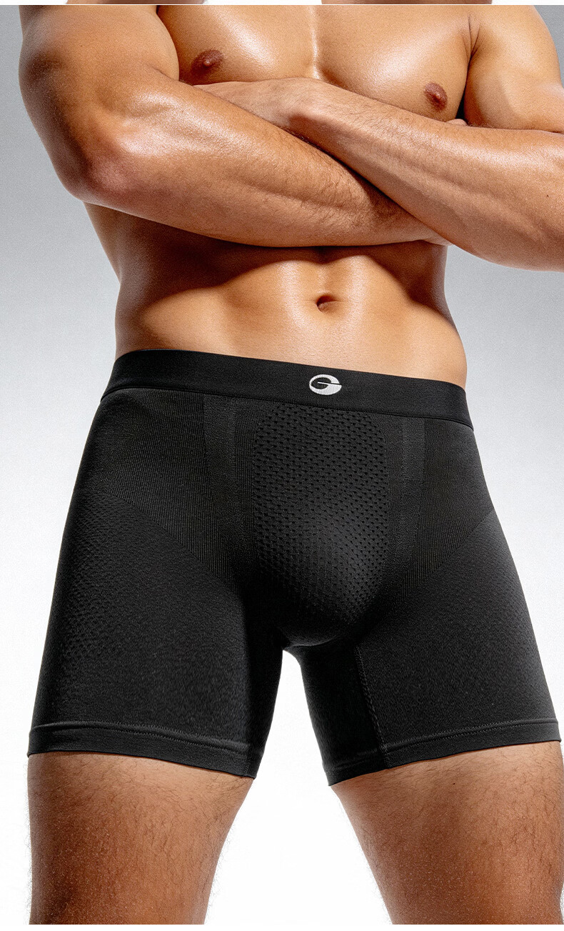 GOLOVEJOY Men's Quick-Dry Antibacterial Breathable Outdoor Running Training Anti-Chafing Sports Shorts XL 16