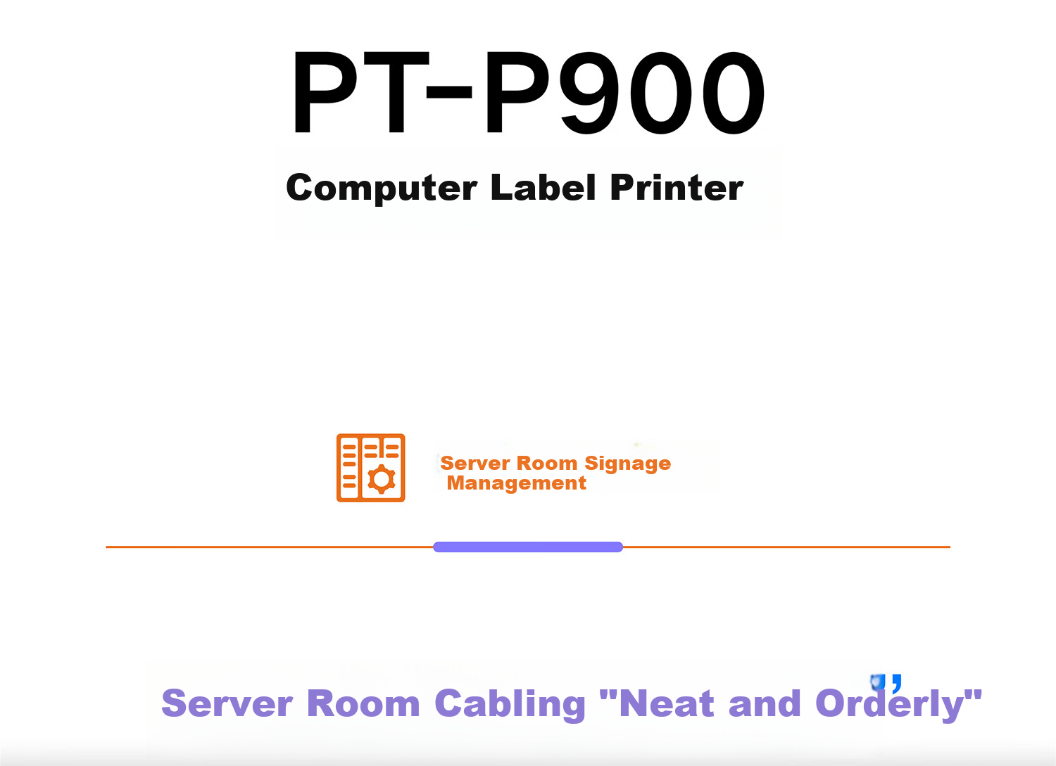 Brother PT-P900 Computer Label Printer with Auto Cut/Continuous Half Cut for Company Fixed Asset Inventory 2