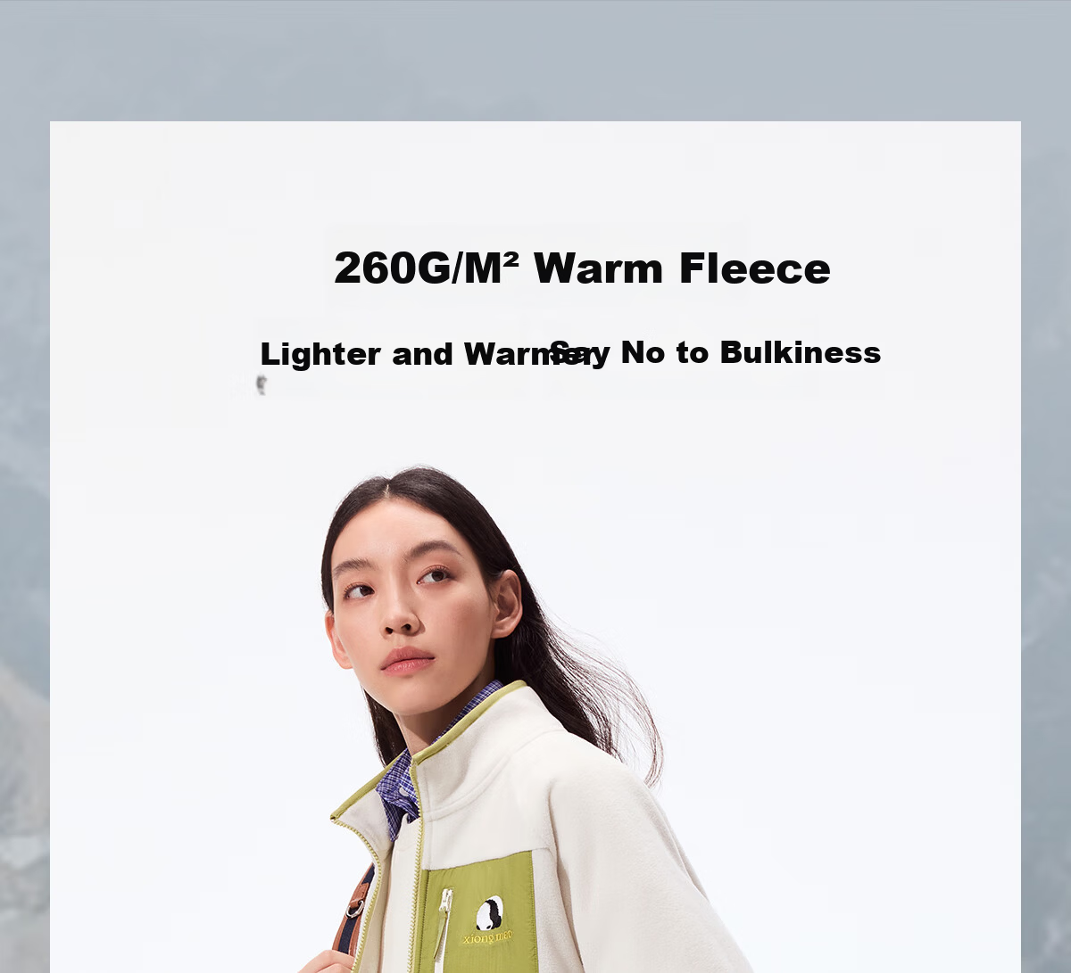 Panda Camel Series Outdoor Fleece Jacket Men and Women Autumn Winter Mountaineering Polar Fleece Coat Inner Liner 1220, M 9