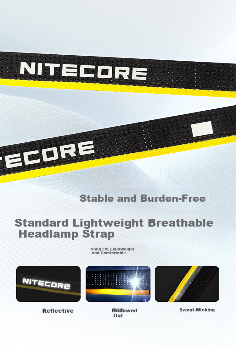 NITECORE HA25 UHE Outdoor Headlamp Multi-Color Temperature Lightweight Portable Hiking Mountaineering Night Running Light 11