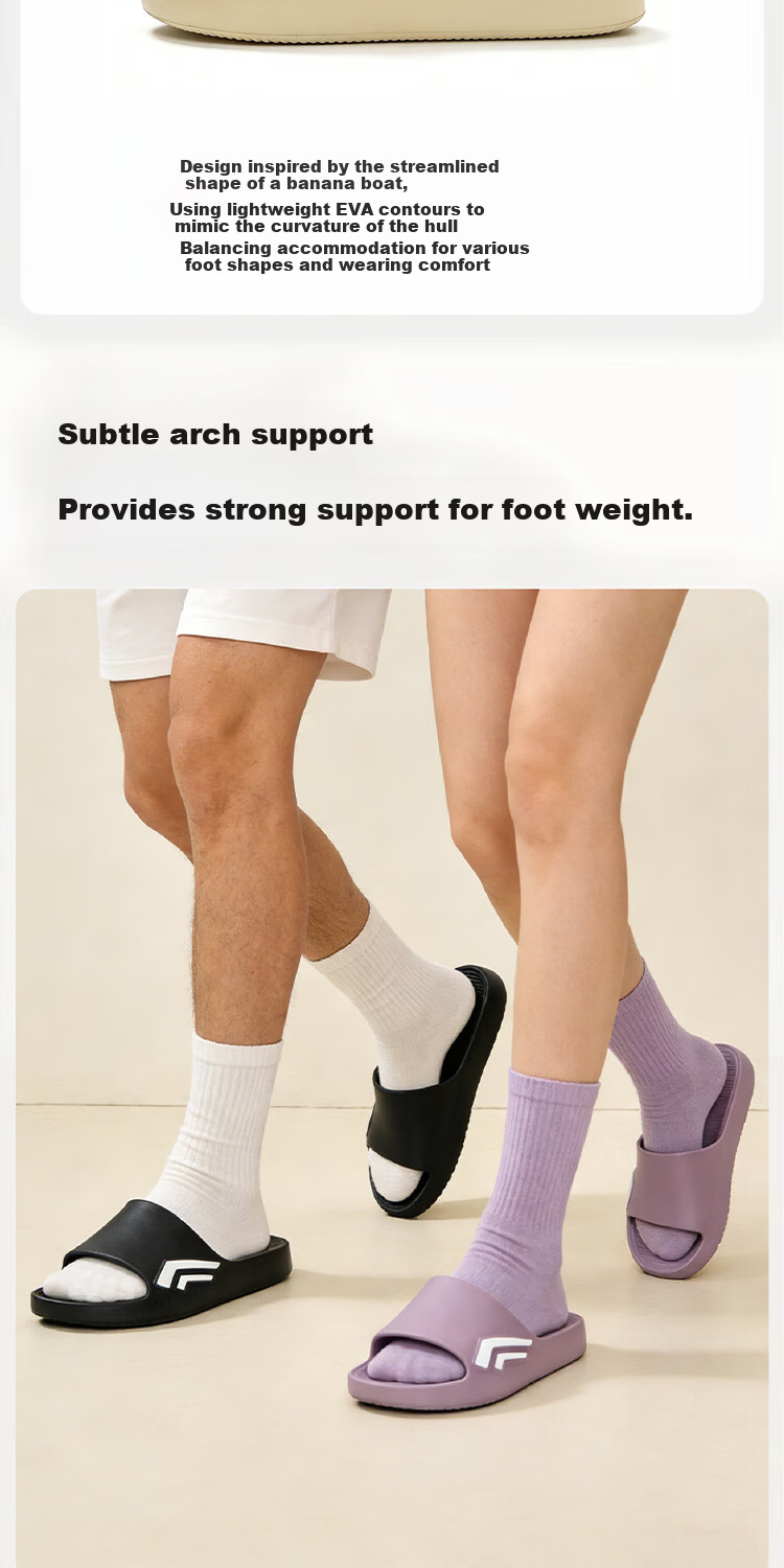 AILAIJIA Comfortable Lightweight Arch Support Home Slippers Bathroom Slippers Unisex Light Boat Dark Gray Size 40-41 3