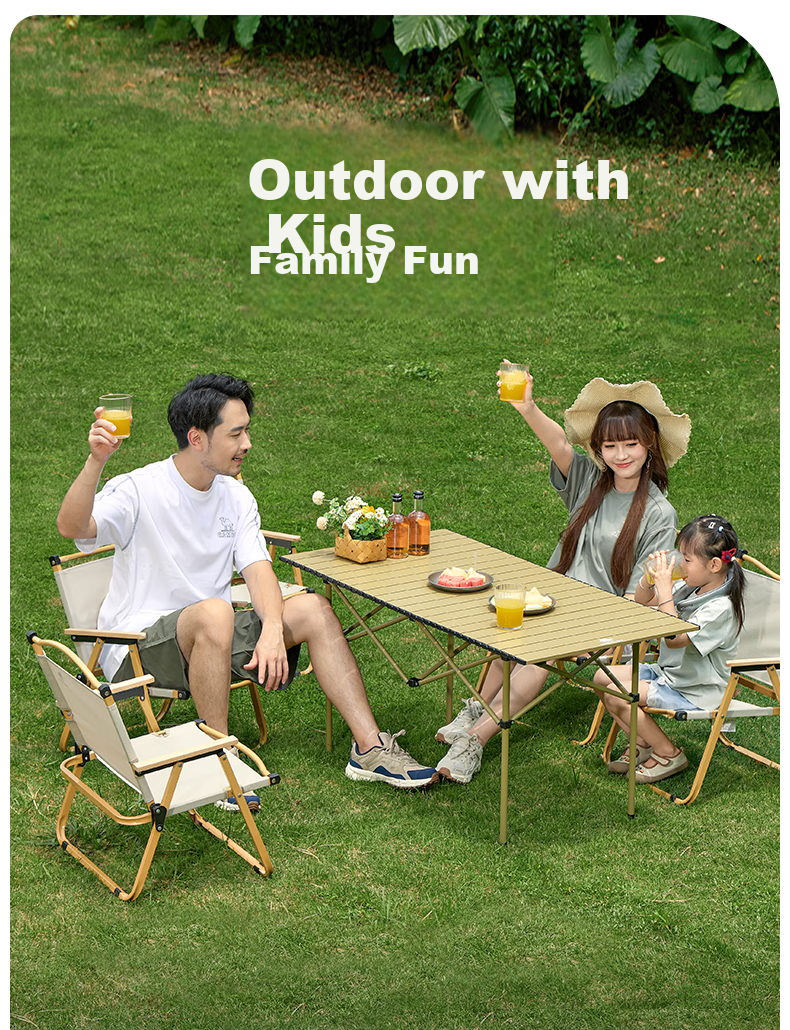 CAMEL Outdoor Folding Aluminum Alloy Camping Table Portable Picnic Roll-up Table 3667 13