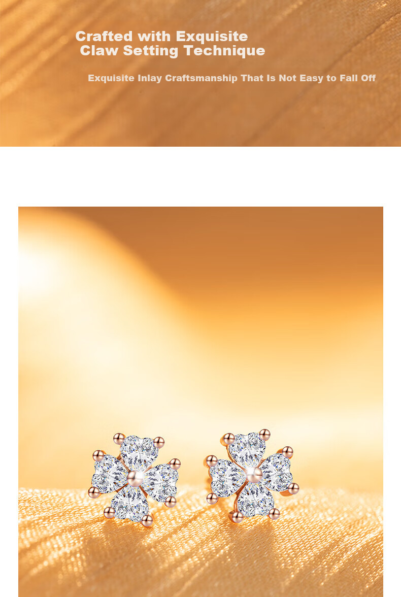 Qijun Light Luxury Weekly Stud Earrings for Women Elegant Commuter Earrings Set 520 Gift for Girlfriend Wife 10