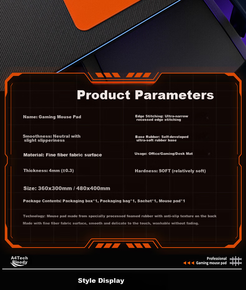 Saifeiyan Wing Series Gaming FPS Mouse Pad Waterproof Fine Surface Neutral Slightly Smooth CS:GO Valorant Special Edition Wing-Silver Star Gray 480x400x4mm Waterproof Fine Surface 2