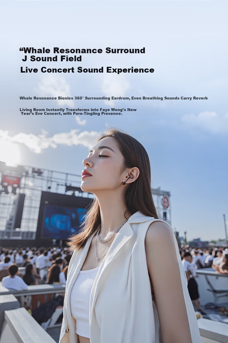 REMAX Ruiliang 2026 Latest Berlin Sound Bluetooth Clip-On Bone Conduction Sports Earphones In-Ear Free Noise Cancelling OWS-15 Valentine's Day New Year Gift 15