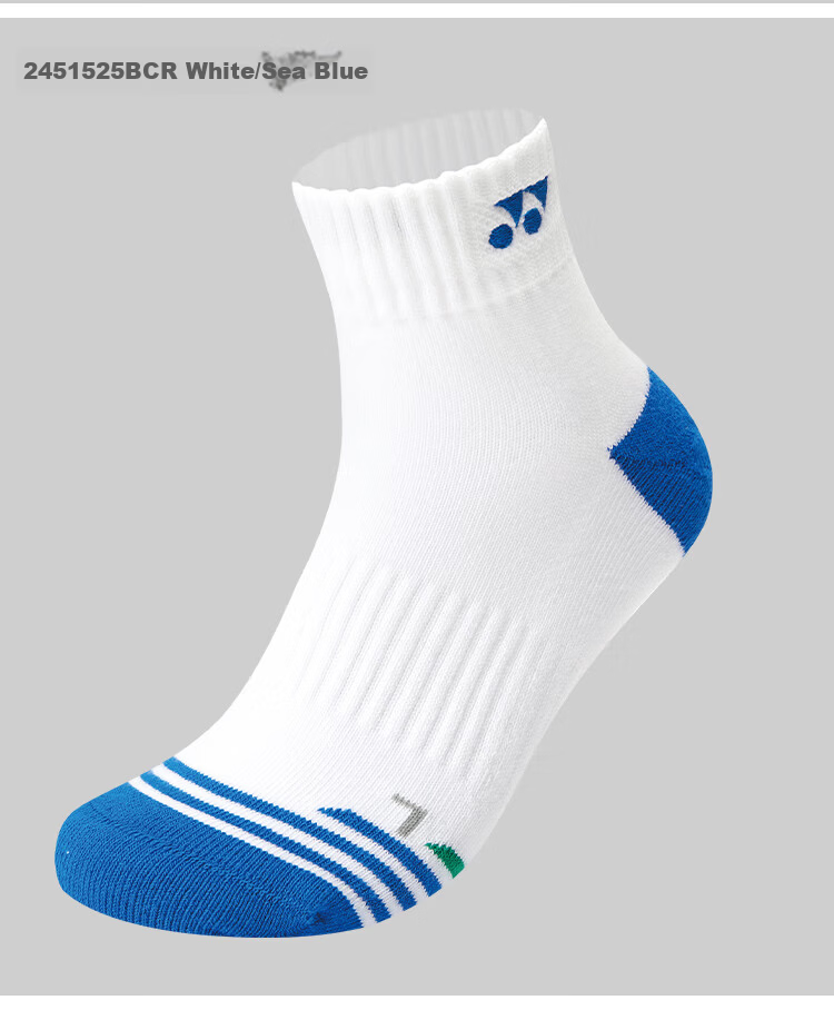 Yonex Yonex Women's Professional Sports Thickened Towel Sole Badminton Socks 245144BCR Bright Mixed Color 3 Pairs Pack 7