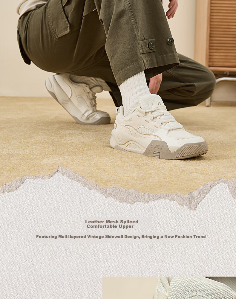 PEAK Taiji Roaming Men's Summer Height-Increasing Thick-Soled Casual Lightweight Sports Shoes DB340257 4