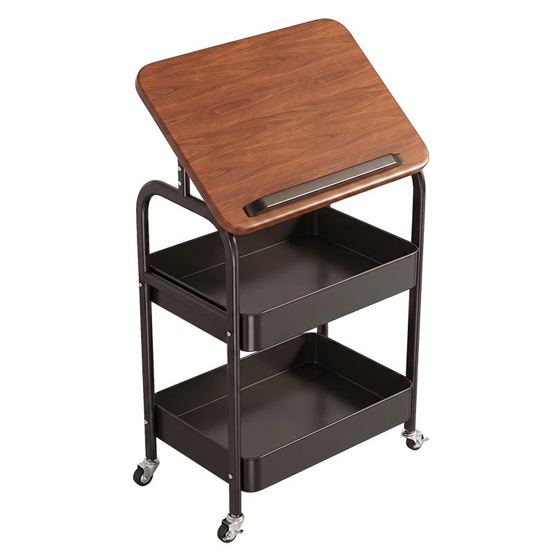 Xiaomo Mobile Tea Table Cart Sofa Side Table Bedside Storage Rack High Tea Table Living Room Snack Bedside Cabinet