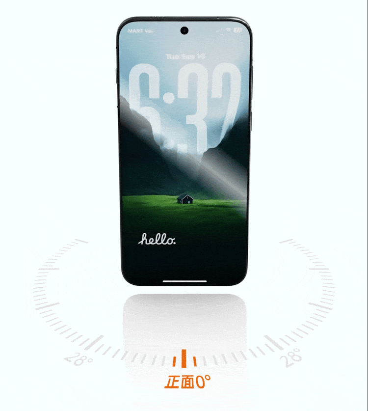 Wali [Full Adhesive Privacy Screen Protector] for OPPO Find X9, Tempered Glass Film for OPPO Indx9, Anti-Peeping, Privacy Protection, Anti-Fingerprint, Scratch-Resistant And Wear-Resistant 4