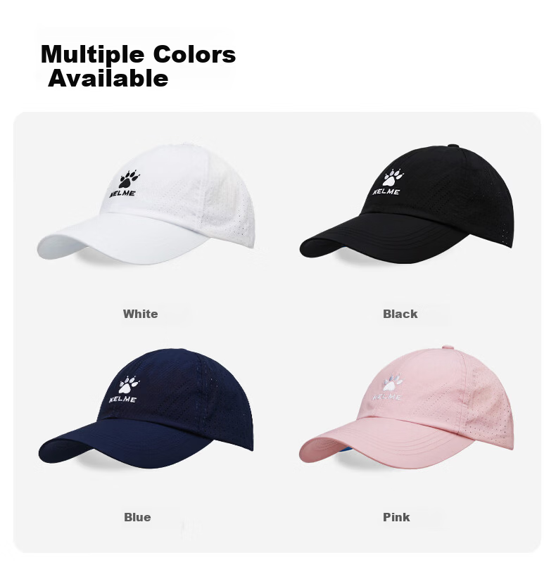 KELME Outdoor Sports Cap Summer Sun Protection Marathon Professional Running Baseball Cap Duckbill Cap 8