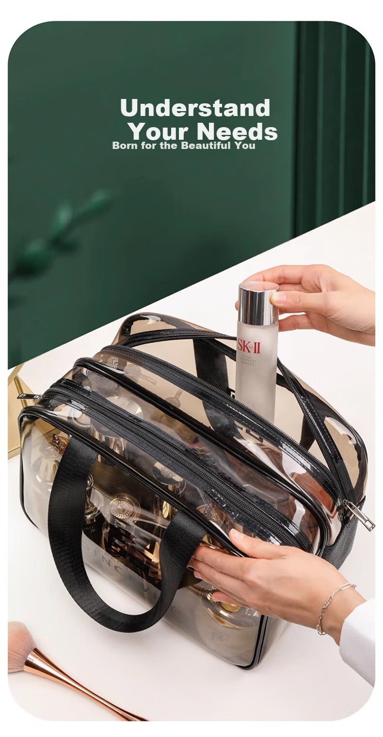 Jinghuisichuang Travel Bag, Dry And Wet Separation Makeup Toiletry Bag, Large Capacity Portable Gym Swimming Bag, Bathroom Cosmetics Storage Bag 8