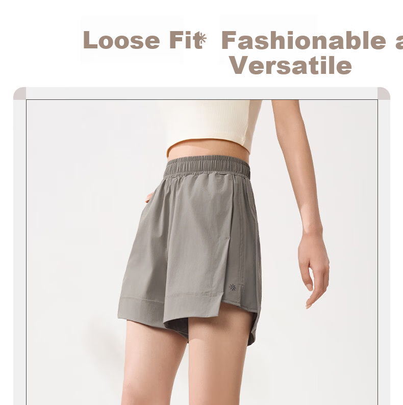361° Women's Sports Shorts Spring Summer New Sun Protection Running Fitness Ice Cool Casual Loose Pants 662624709-1 2