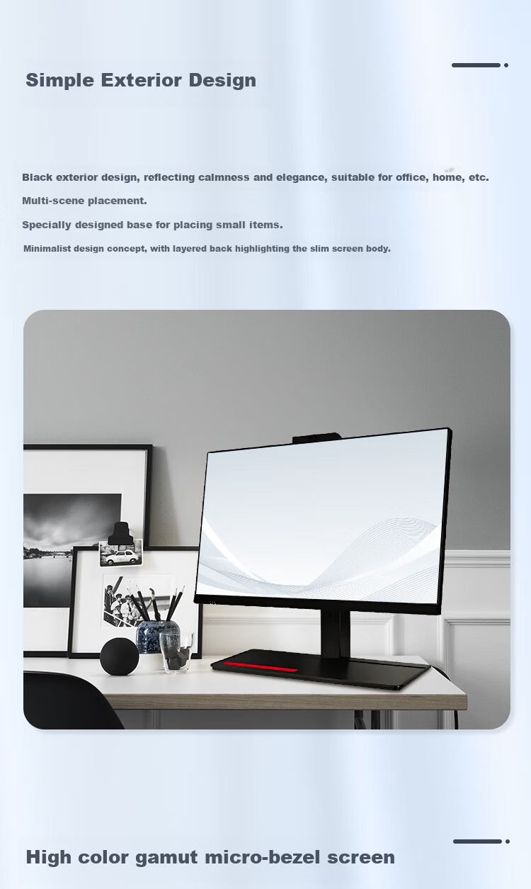 Lenovo Domestic Xinchuang Controlled All-in-One PC Kaitian A740J 23.8-inch Feiteng D2000 8GB 512GB X100-2G Optical Drive V10GF Trial Version Standard Edition 3
