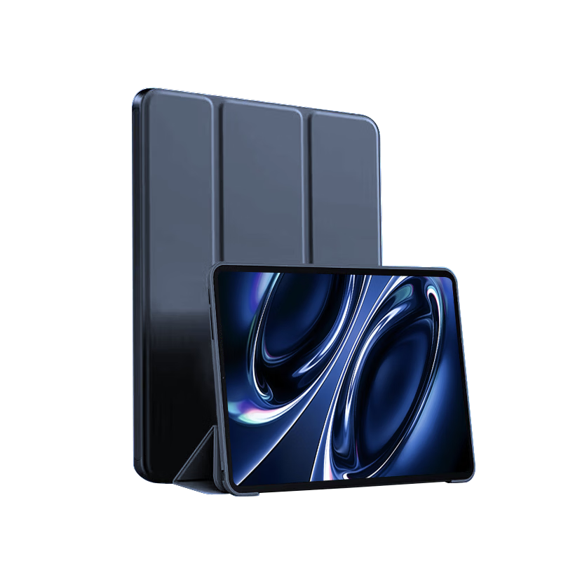 ALittleFlower Redmi Kpad2 Case 8.8 Inch 2026 Model Redmi Tablet Tri-Fold Stand Protective Cover Shockproof Lightweight Soft Sleep Case Dark Blue
