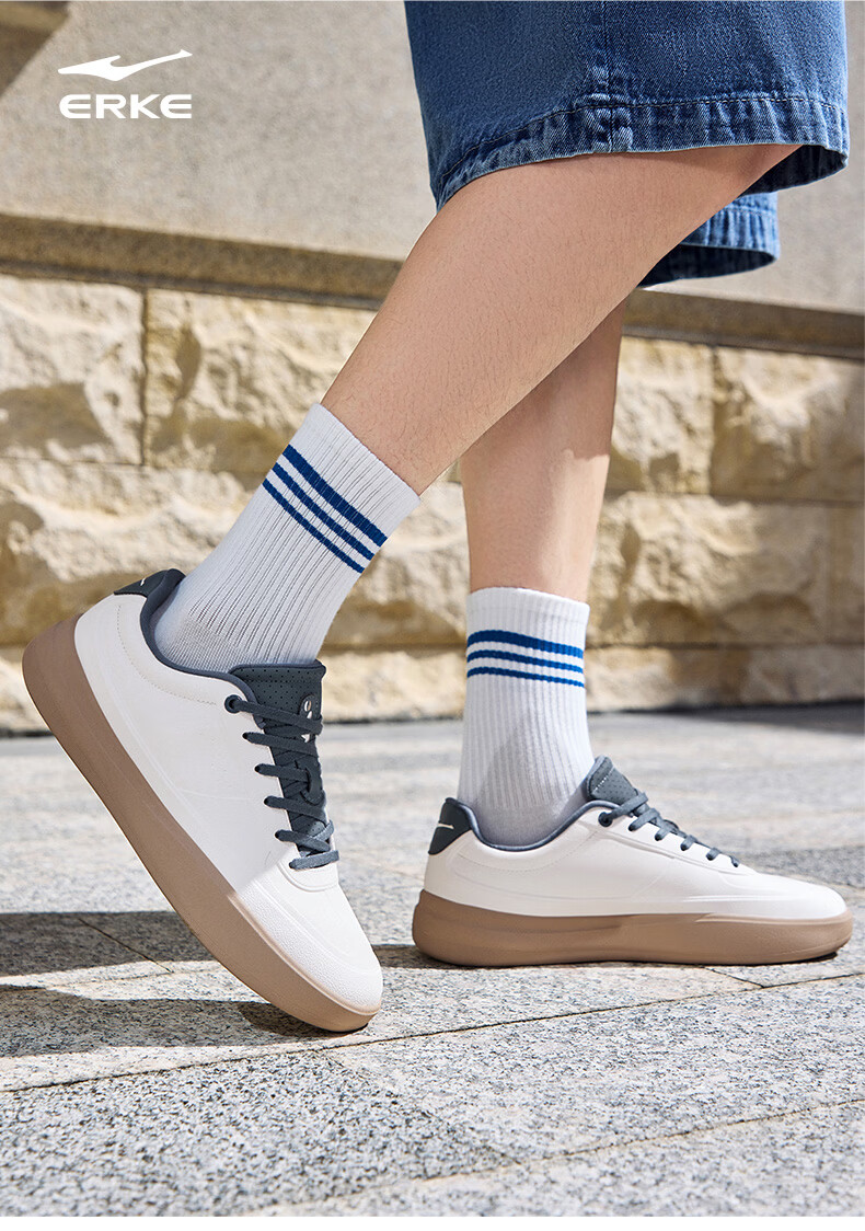 ERKE Men's Summer 2026 New Breathable Casual Thin-Soled Trendy Sports Sneakers 5