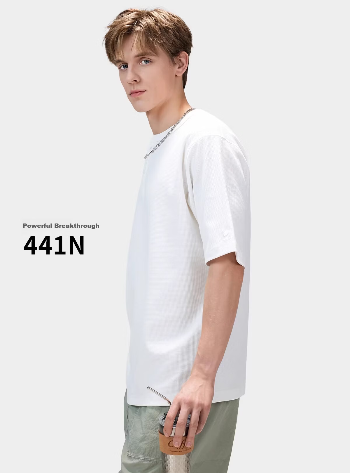 CAMEL [Youkesi] Outdoor Men's T-Shirt 26 Spring Summer Short Sleeve Cotton Breathable Stretch Hiking Mountaineering Sports Top 9173 8