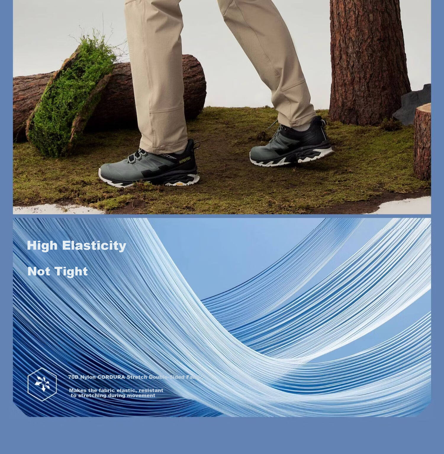 TOREAD CORDURA Men's Softshell Pants Spring Summer Outdoor Windproof Breathable Hiking Trousers TAMMAN81063 4