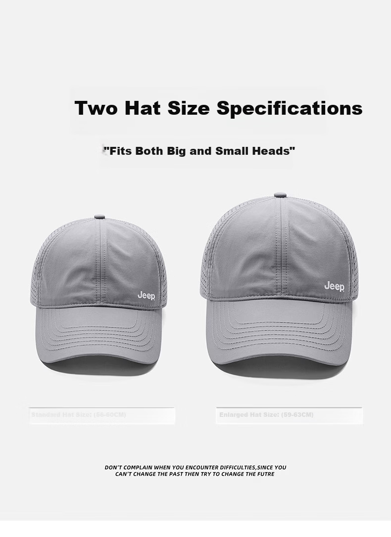 JEEP Men's Dad Hat, Summer Breathable Sun Protection, Elderly Baseball Cap, Quick-Drying Sunshade for Middle-Aged 8
