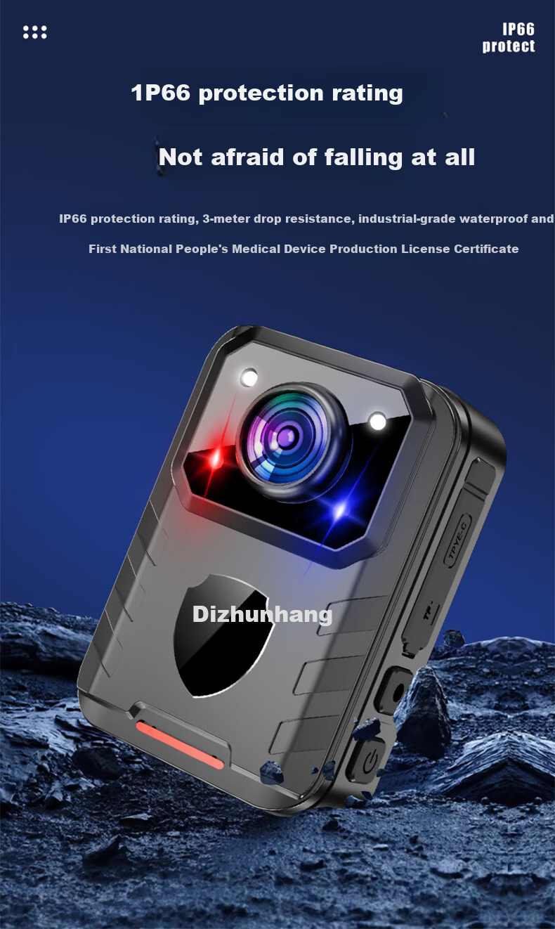 Zhunhang DSJ-C8 Law Enforcement Body Camera Portable HD Chest-Mounted Video Recorder 13