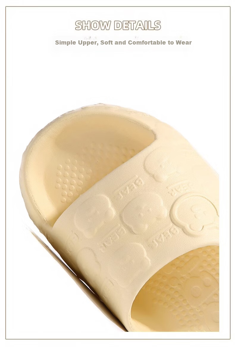 FOOTOPPO EVA Women's Home Slippers Couple Slippers Non-Slip Bathroom Slippers Men's Indoor Odor-Resistant House Slippers 17