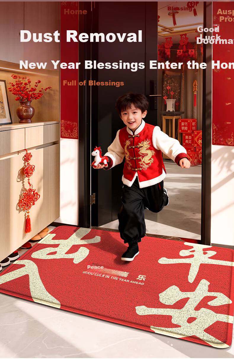 Da Jiang Entrance Floor Mat Non-Slip Door Carpet 60x90cm 1