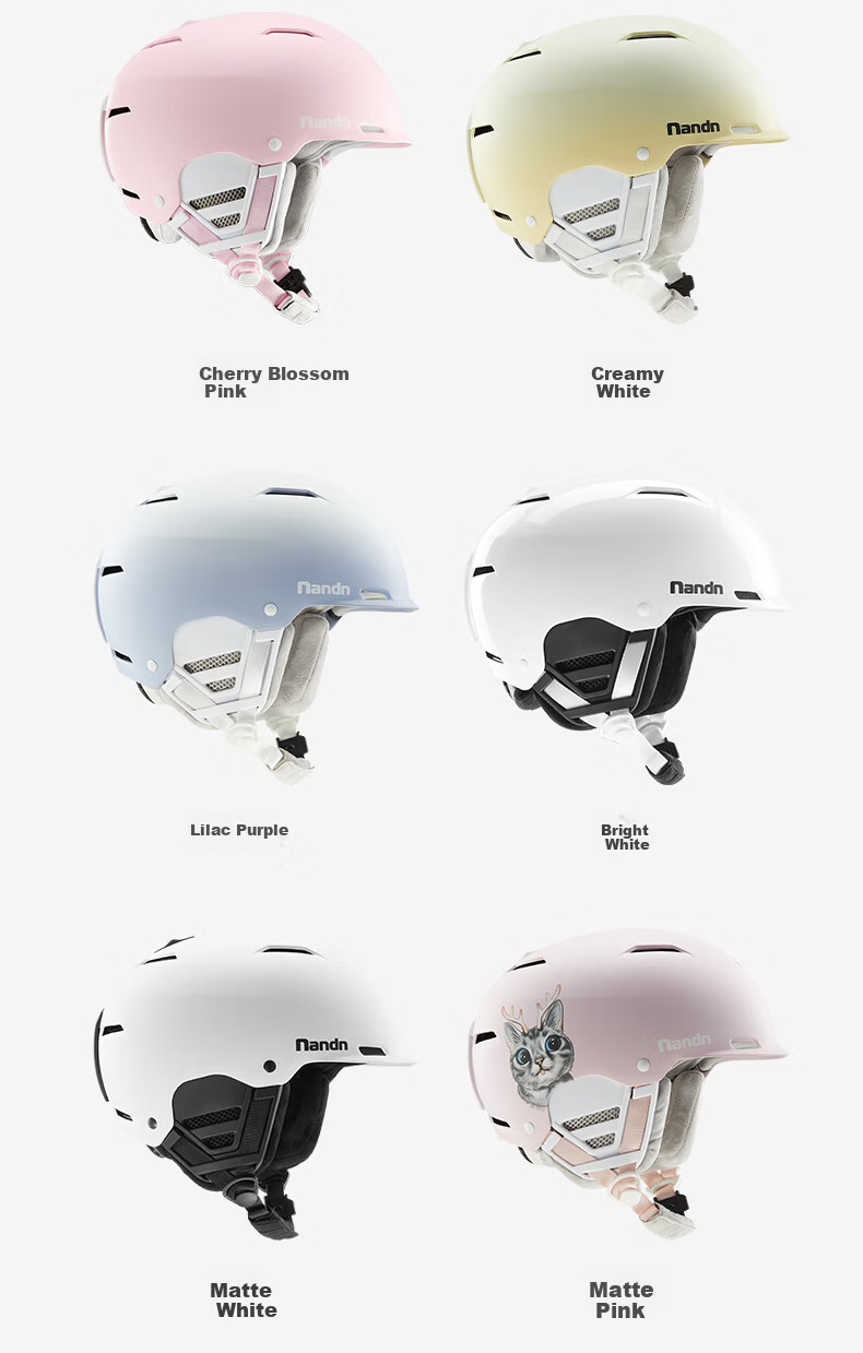 Nanen Ski Helmet Unisex MIPS Impact Protection Single Double Board Warm Breathable Integrated Snow Helmet 18