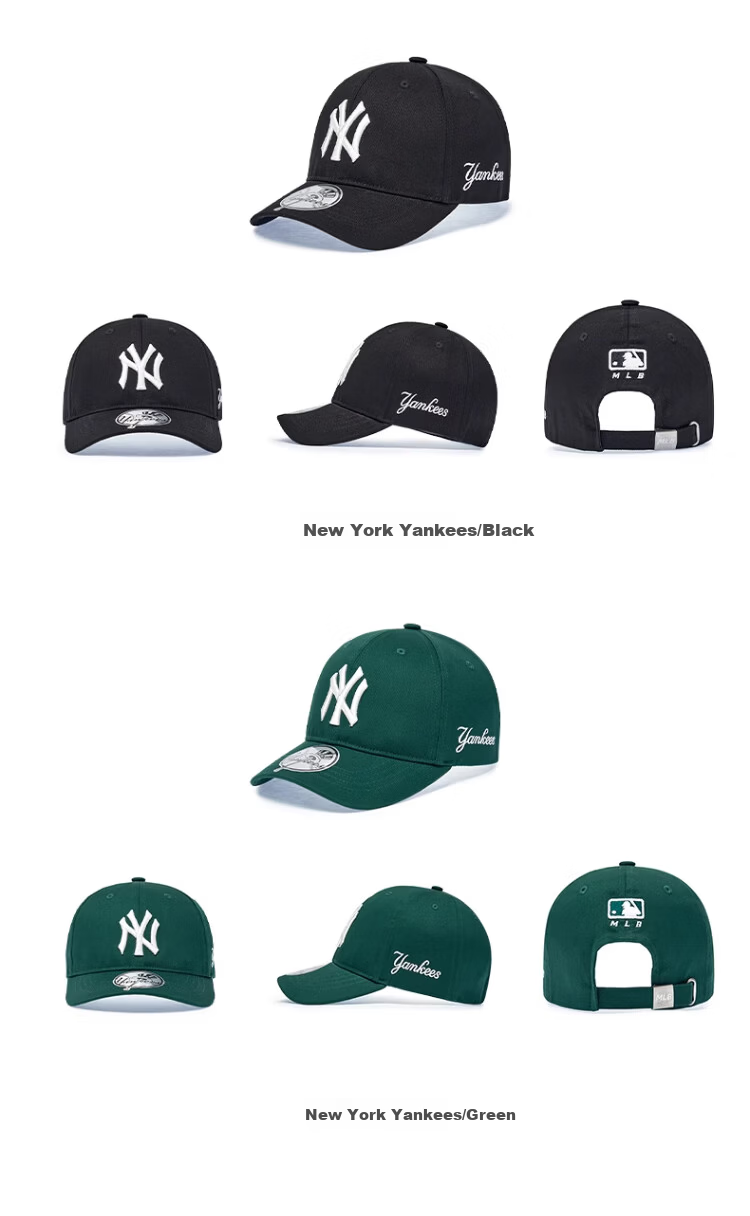 MLB Baseball Cap for Adults and Kids Soft Top Duckbill Casual Sports Hat Four Seasons 7ACPB186N-50BKS-F4 4