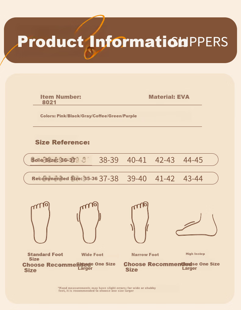 She Enjoy EVA Unisex Simple Thick-Soled Home Bathroom Shower Slippers 8