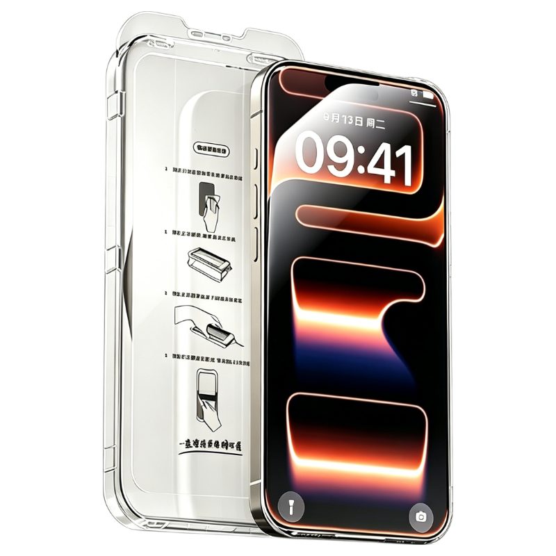 FilmHero [AR Anti-Reflective] Tempered Glass Screen Protector for iPhone 15 Pro, Full Coverage, Dust-Free, Drop-Resistant, Anti-Fingerprint Protection Film