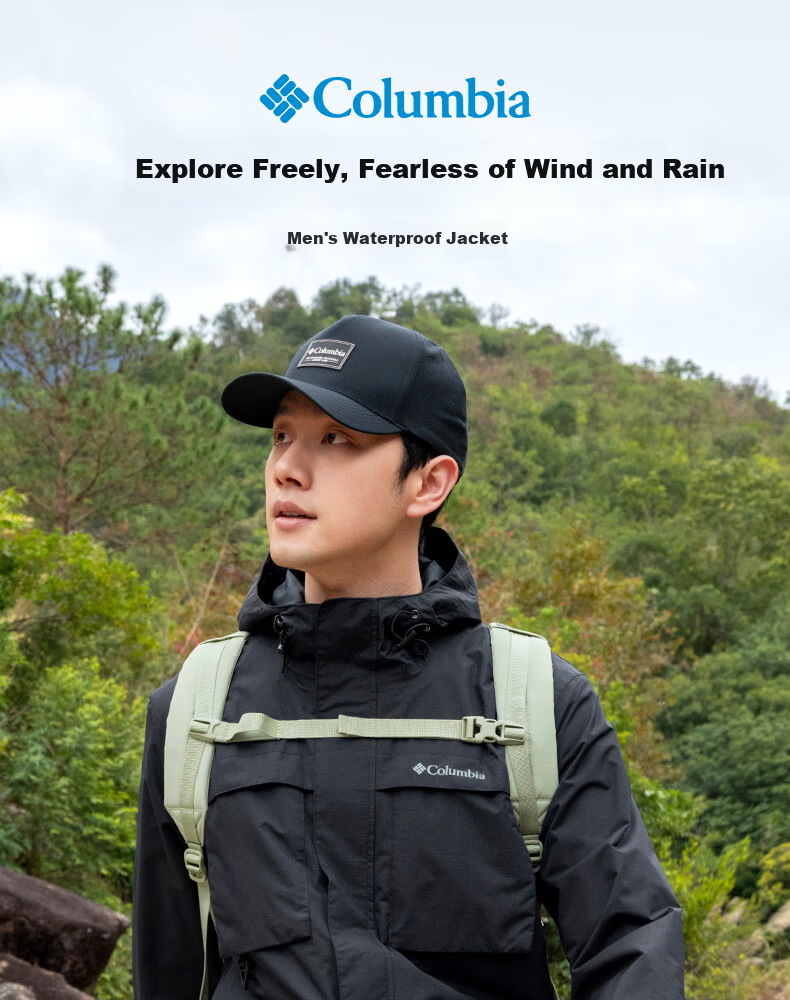 Columbia Outdoor 2025 New Waterproof Jacket for Men and Women Casual WE5369 1