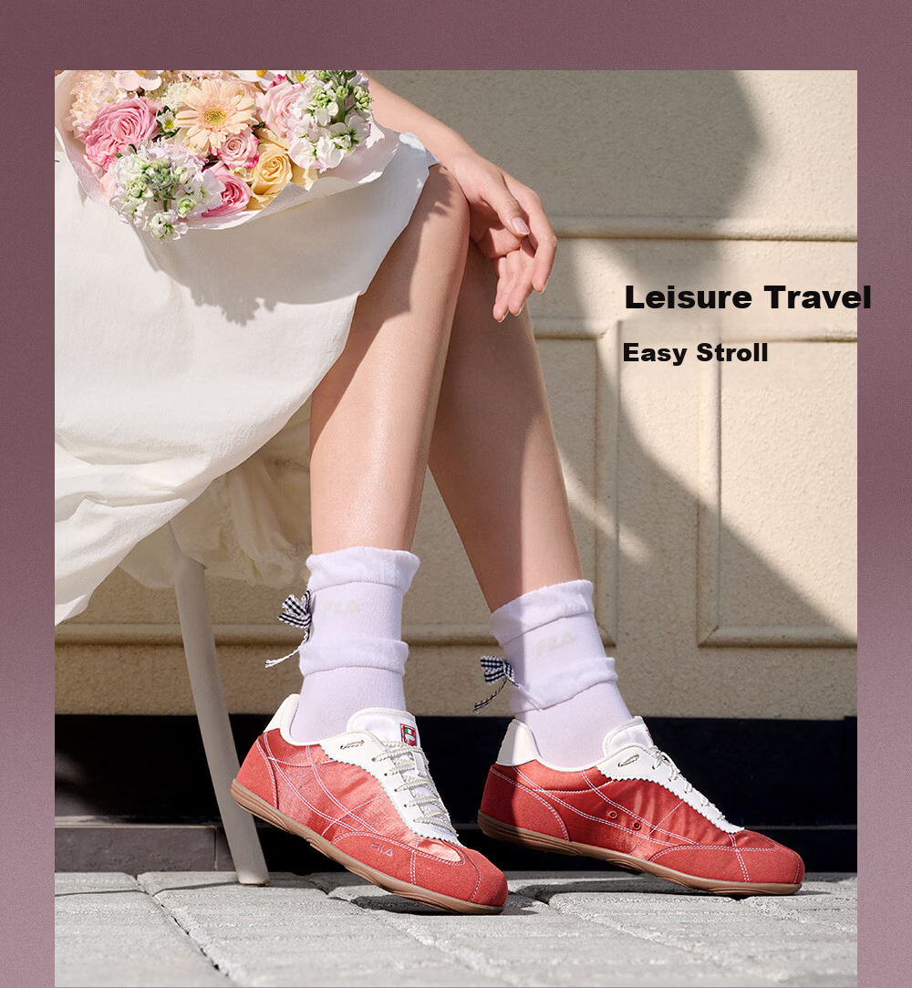 FILA Official Han So-hee Style Water Dance Shoes 1S Women's German Training Shoes 2026 Thin Sole Casual Sports Shoes 13
