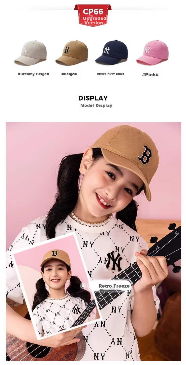MLB Adjustable Baseball Cap for Adults and Kids Soft Top Duckbill Sports Hat 7ACP6604N-50BKS-F3 2