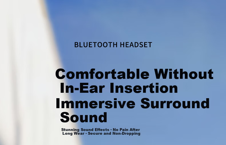 Niye Heavy-Duty New Arrival | Premium Bone Conduction Bluetooth Earphones, Open-Ear Wireless Sports Running Headset with Noise Cancellation and Long Battery Life, Christmas Edition 4