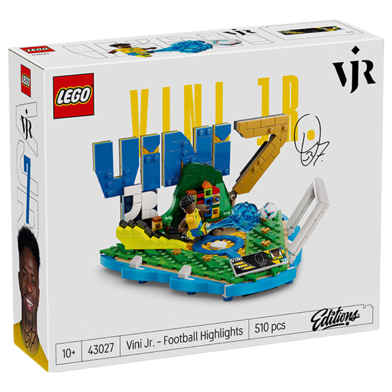 LEGO 43027 Vinicius Jr. Classic Goal Moment Building Toy World Cup Soccer 520 Gift