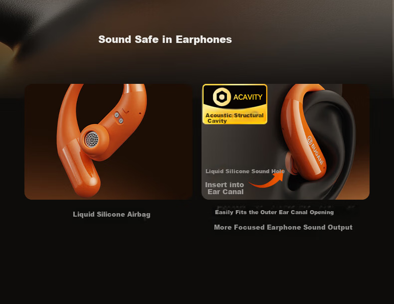BUGANI Free B16 Ford Mustang Edition Bluetooth Earbuds Open-Ear Wireless AI Simultaneous Translation Sports Running Earphones Yao Ye Black 14