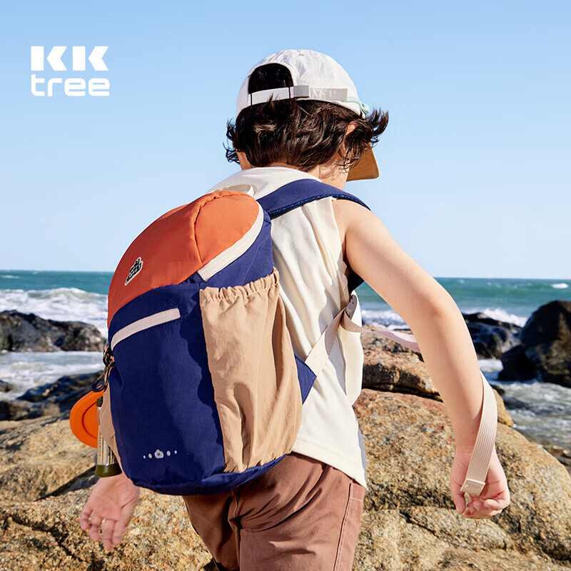 Kocotree KK Tree Kids Backpack Ultra-Light Sports Bag Boys Girls Large Capacity Outdoor Water-Resistant Deep Sea Blue