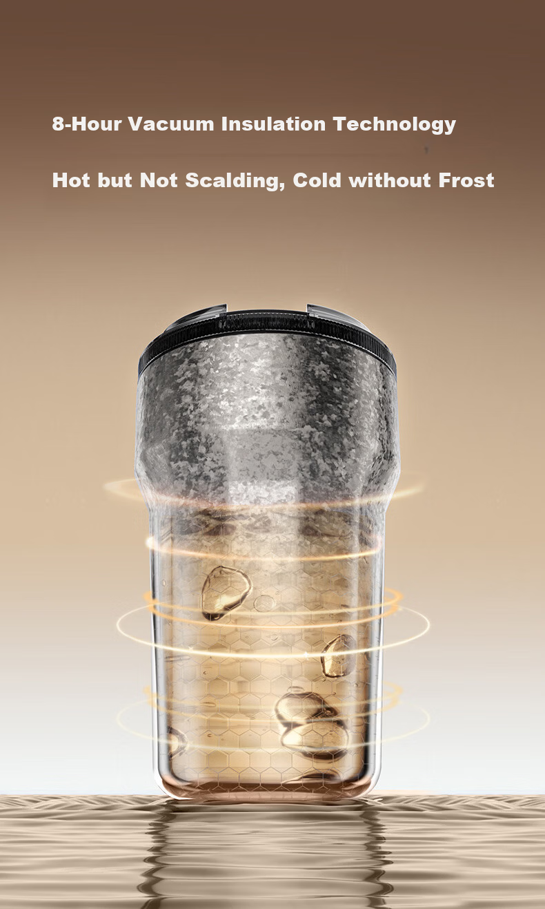 SIMELO Pure Titanium Insulated Water Bottle for Men and Women Outdoor Portable Titanium Coffee Cup Valentine's Day Gift 400ml 3