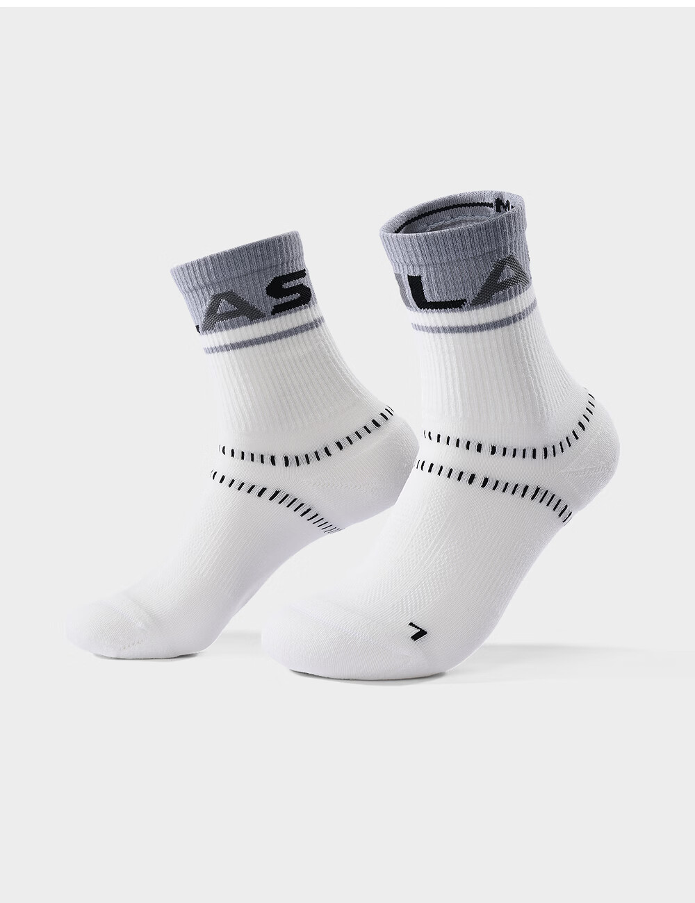 KAILAS FUGA Unisex Mid-Cut Sports Socks KH2602002 Cloud White/Deep Frost Gray M 6