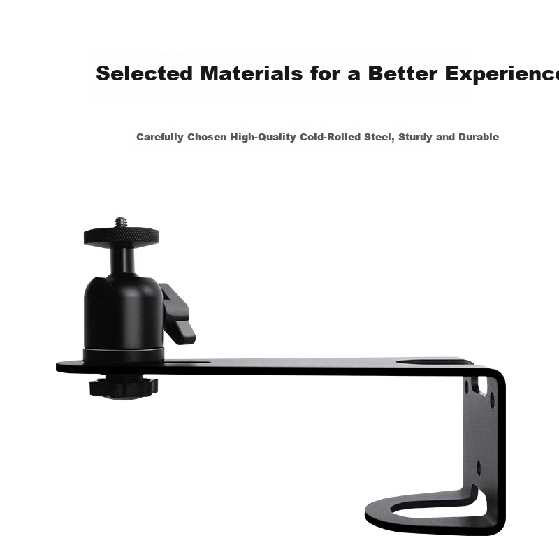 JINGMI Projector Mount W01 Side Wall Bracket Bedside Support Compatible with Single-Hole Mini Projectors for XGIMI, JmGO, Dangbei, Xiaomi, etc.