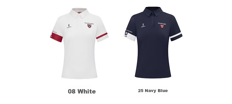 Biyinlefen Golf [Harvard Collaboration] 2025 Spring/Summer New Women's Vintage Collegiate Casual Sports High-End Polo Shirt 5