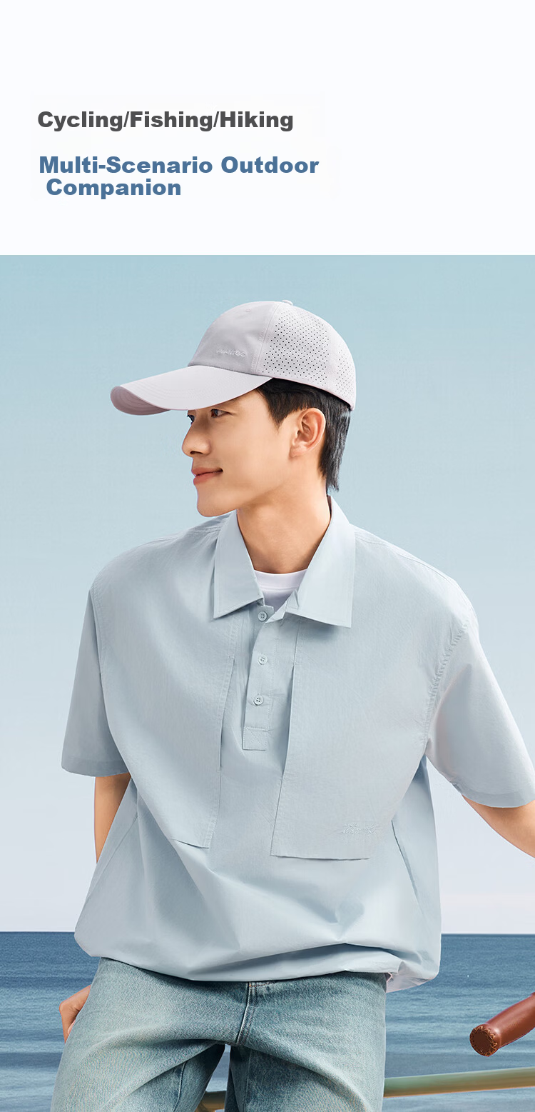 HLA Men's Breathable Baseball Cap Quick-Dry Mesh Design Summer Sun Protection Simple Commuter Sports Comfortable and Sweat-Resistant 14