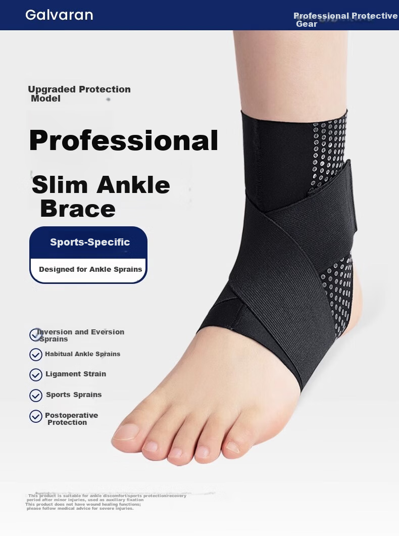 GALVARAN Ankle Brace for Sprain Prevention, Professional Anti-Sprain Joint Ligament Support Sleeve for Men And Women, Sports Injury Protection Shoe Accessory 4