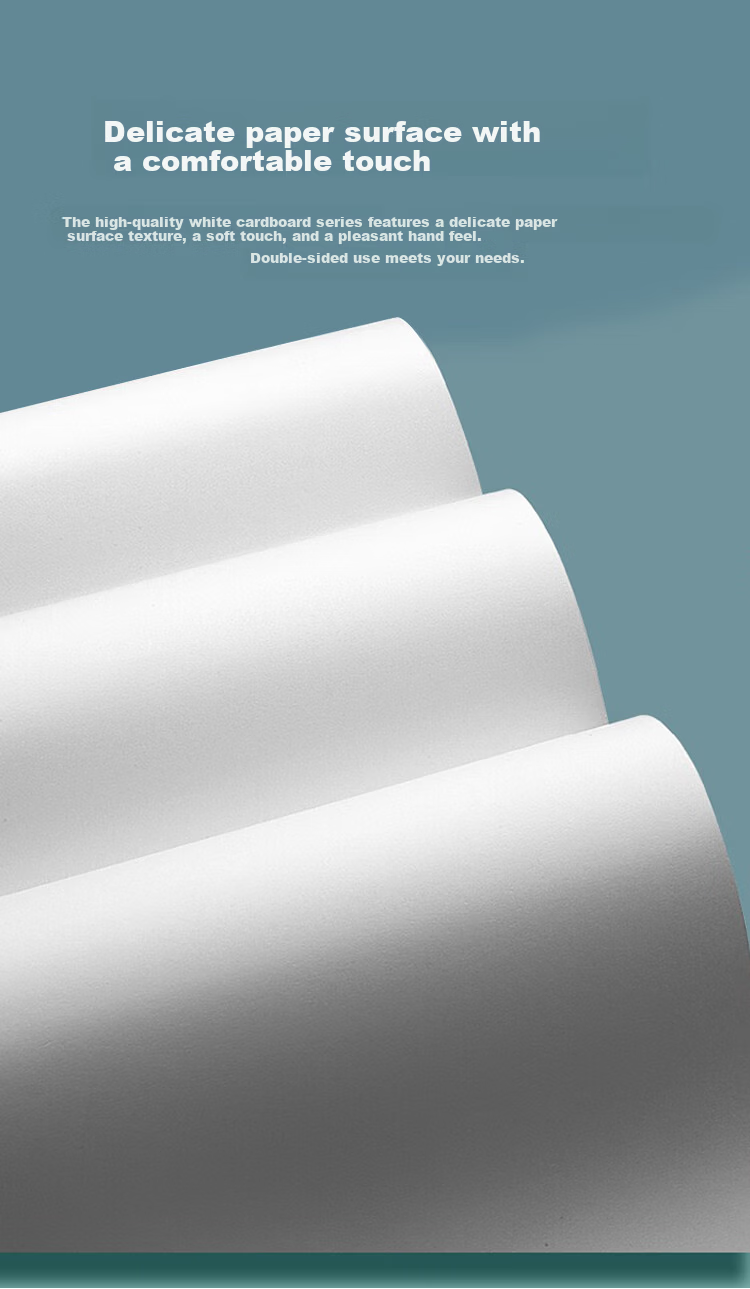 Doton 180g A4 Dutch White Card Paper 100 Sheets Glue Binding Machine Binding Book Cover Document Cover Paper Handmade DIY Drawing Printing 3