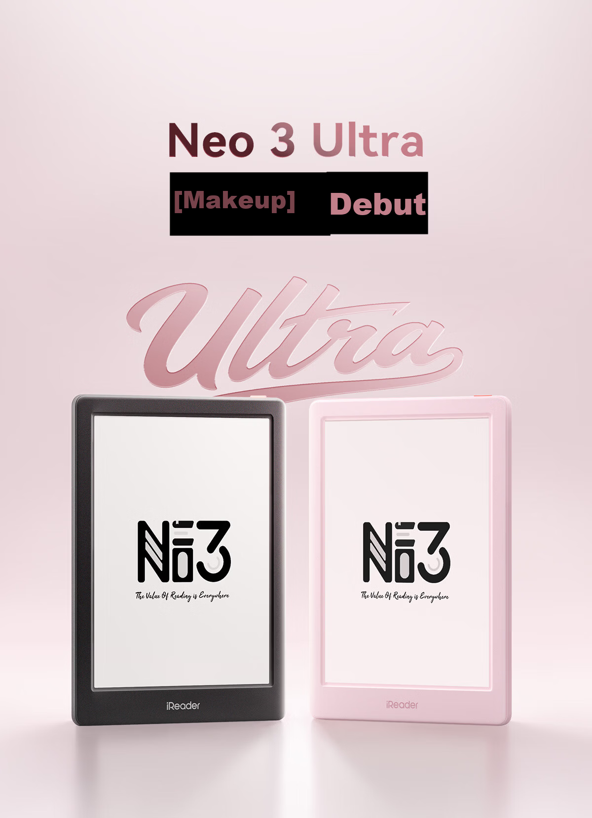 IReader Neo3 Ultra 6-inch E-Reader Smart Reading Device AI E-Ink Screen Early Cherry Blossom Edition 1