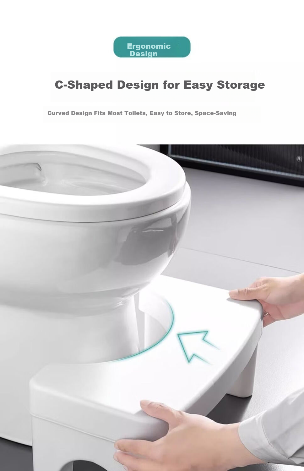 Youqin Toilet Stool Home Squat Aid Adult Children Footrest Toilet Seat Stool Pregnancy Footstep Stool 6