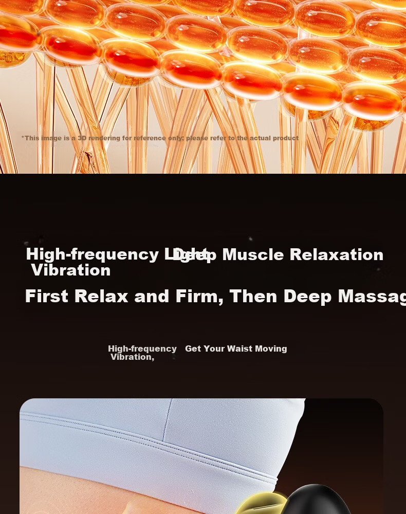 OES Fascia Ring Fat Burning Machine Lazy Weight Loss Slimming Belly Massage Waist Belt Home Fitness Device Abdominal Vibration Massager 9