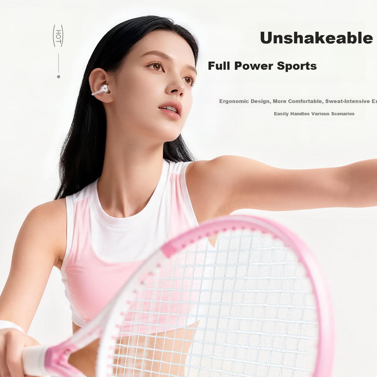 Zhiguozhe [2026 Latest Model - Berlin Sound] Bluetooth Clip-On Earphones Non-Bone Conduction Wireless Open-Ear Sports Running Long Battery Life Comfortable Wear
