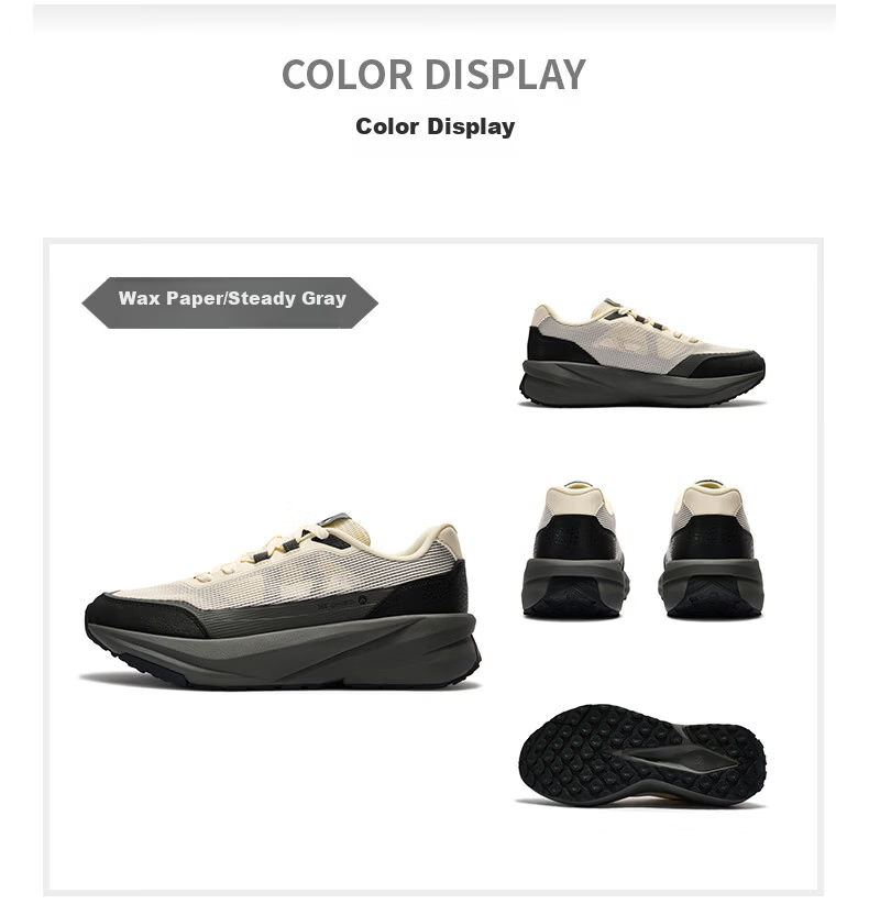361° Men's Sports Shoes Spring Summer New Casual Thick Sole Commuting Versatile Outdoor Cushioning Dad Sneakers 672626767-1 40