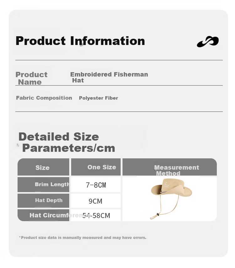 Popeye Fisherman Hat Unisex Summer Thin Large Head Circumference Sun Protection Wide Brim Sunshade Cap 8