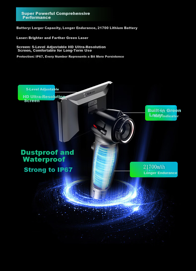 Hikvision EC10 Thermal Imaging Infrared HD Handheld Outdoor Thermal Search and Rescue Night Vision Device 13